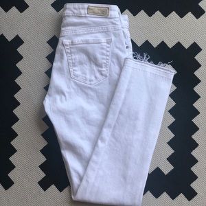 ❄️AG The Steve Ankle Winter White Jean